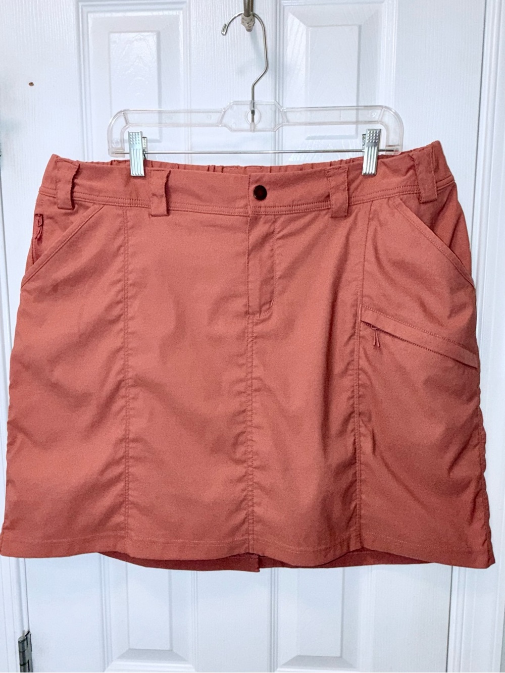 Duluth Trading Quick Dry on the Fly Utility Skort 18 dusty rose pink